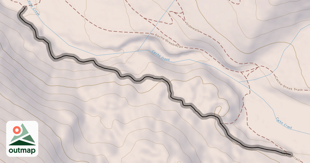 Map of Hagen Trail