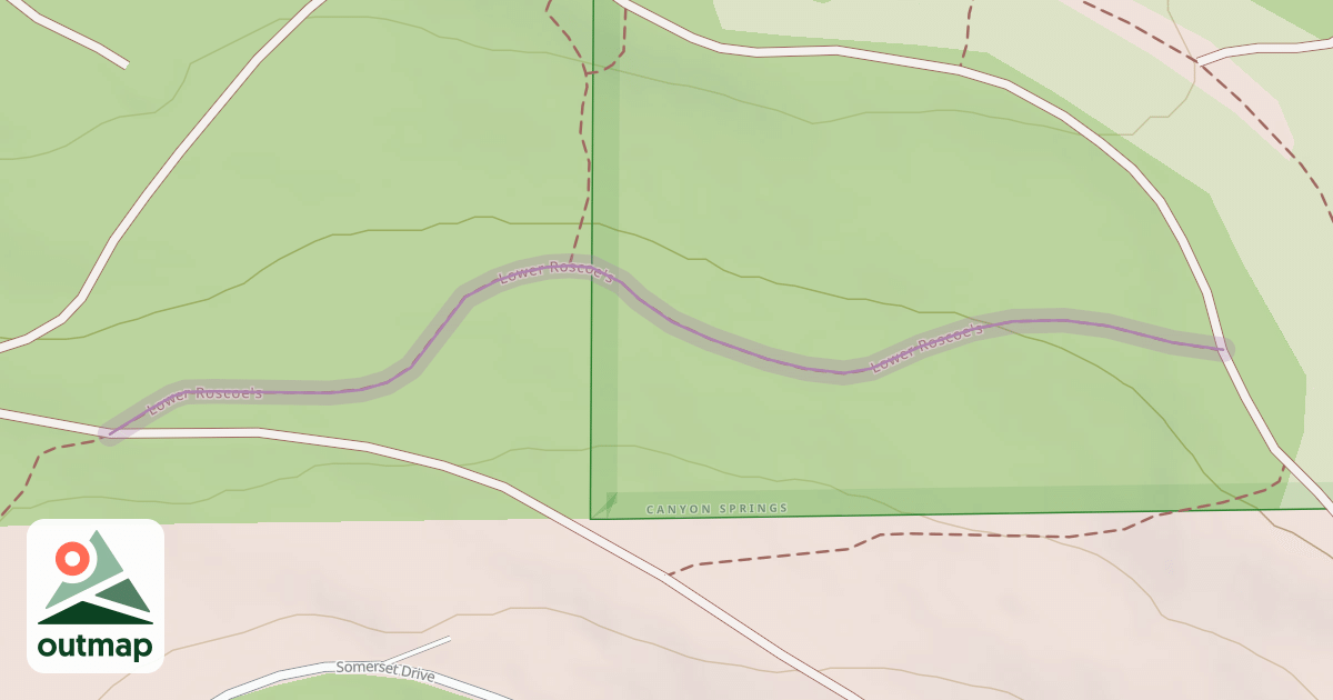Map of Lower Roscoe's