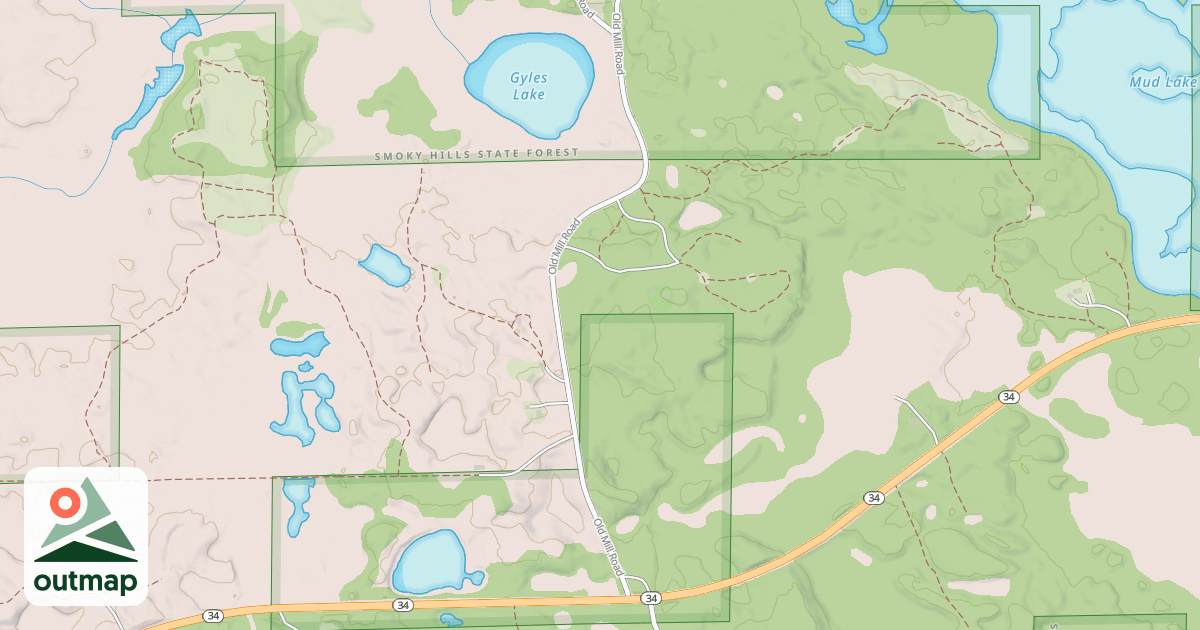 Map of Forest Riders Trails