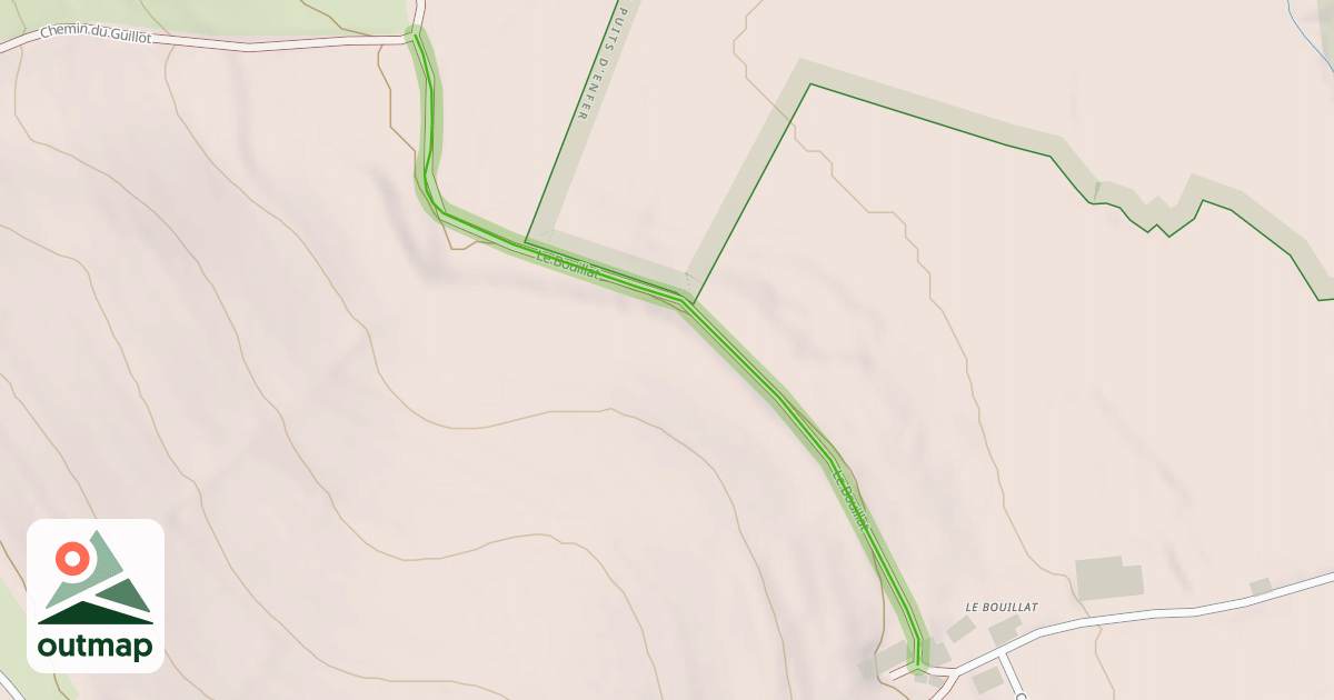 Map of Le Bouillat