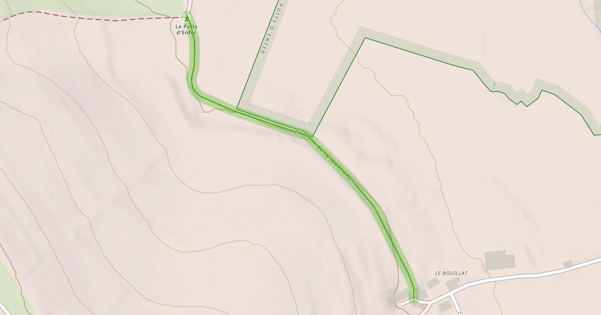 Map preview of Le Bouillat