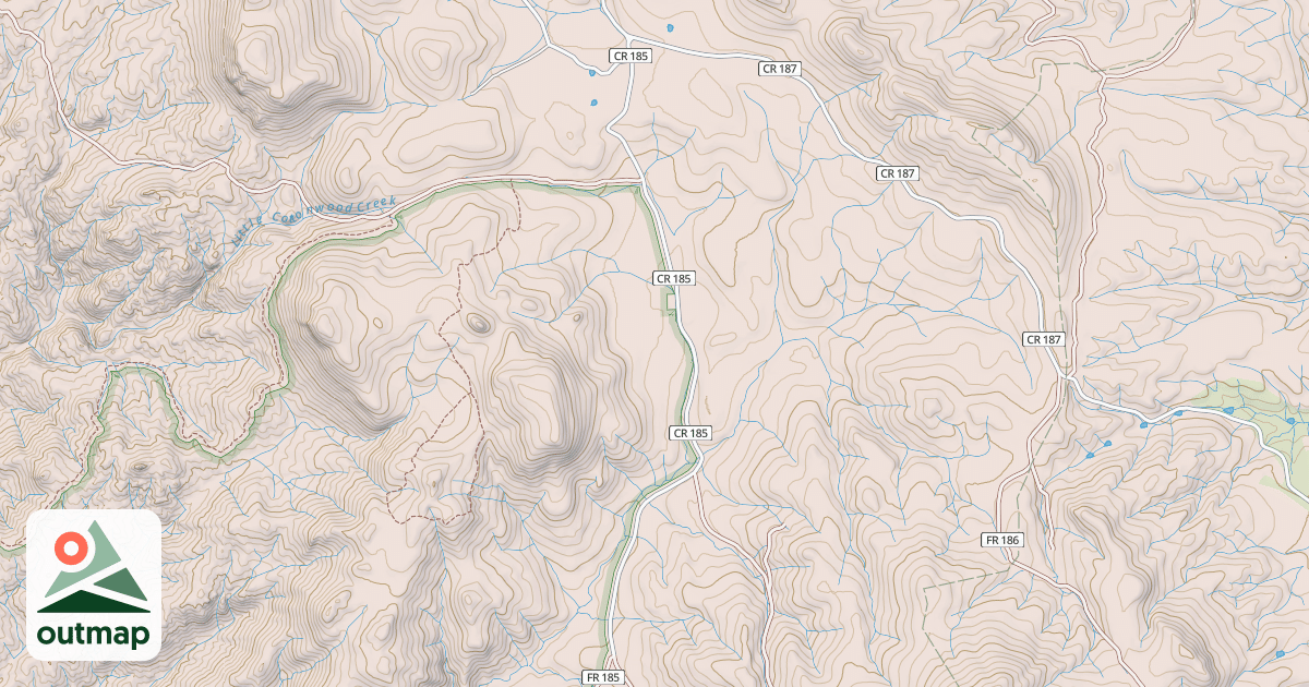 Map of ASPEN RIDGE