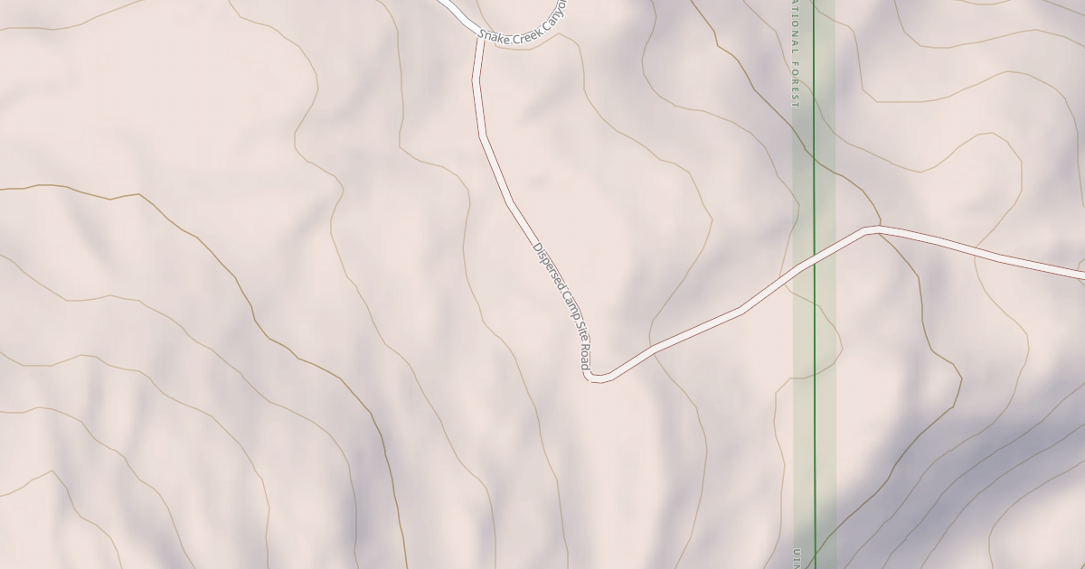 Map preview of DISPERSED CAMP SITE