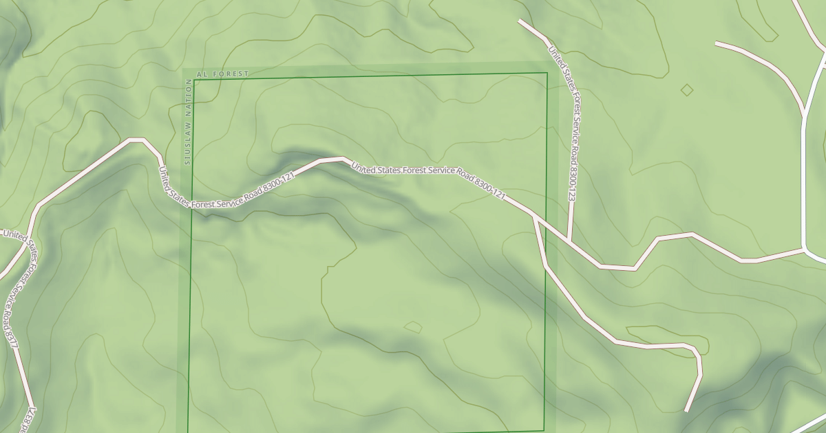 Map preview of USFS Motor Vehicle Use Map Roads {39150530-E54A-46C8-8C68-13C17093D59D}