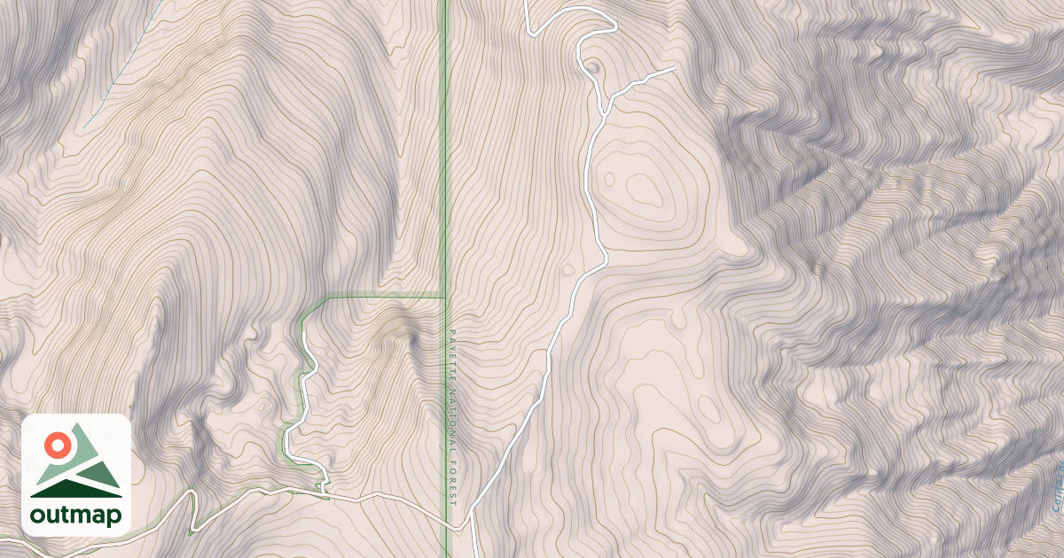 Map of CANADA SADDLE