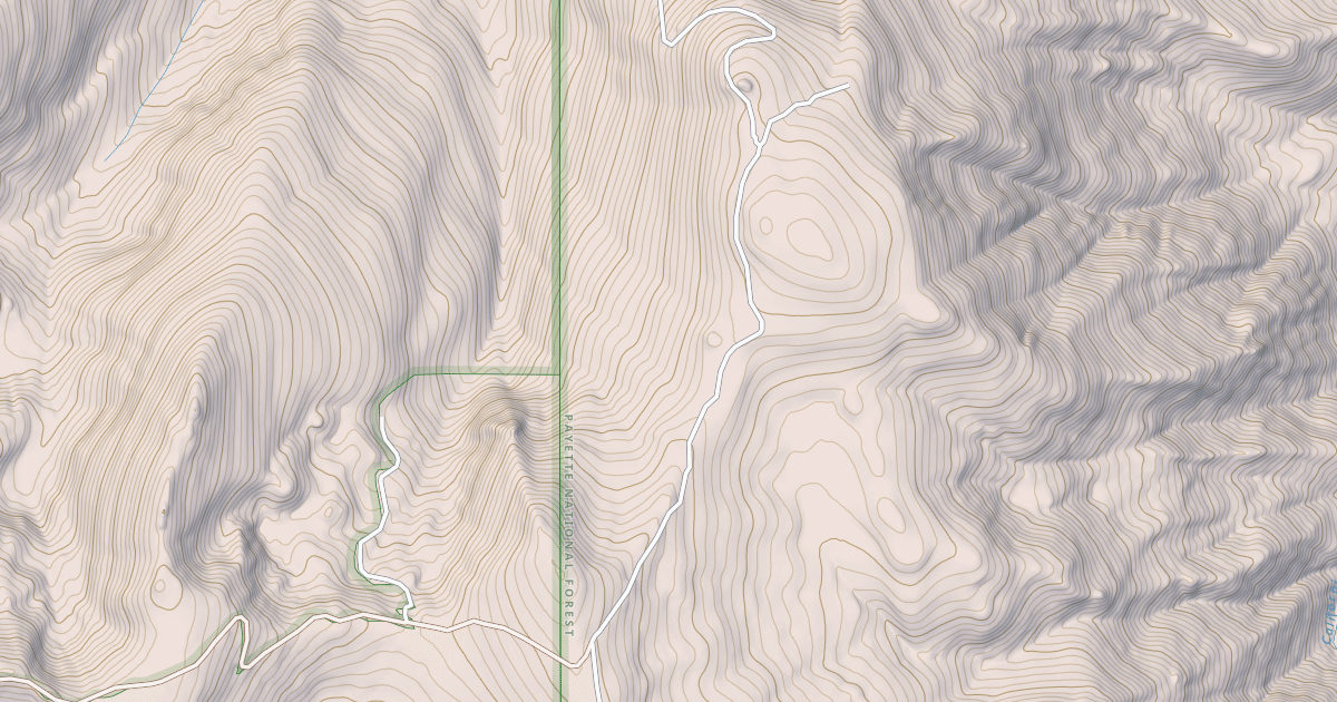 Map preview of CANADA SADDLE