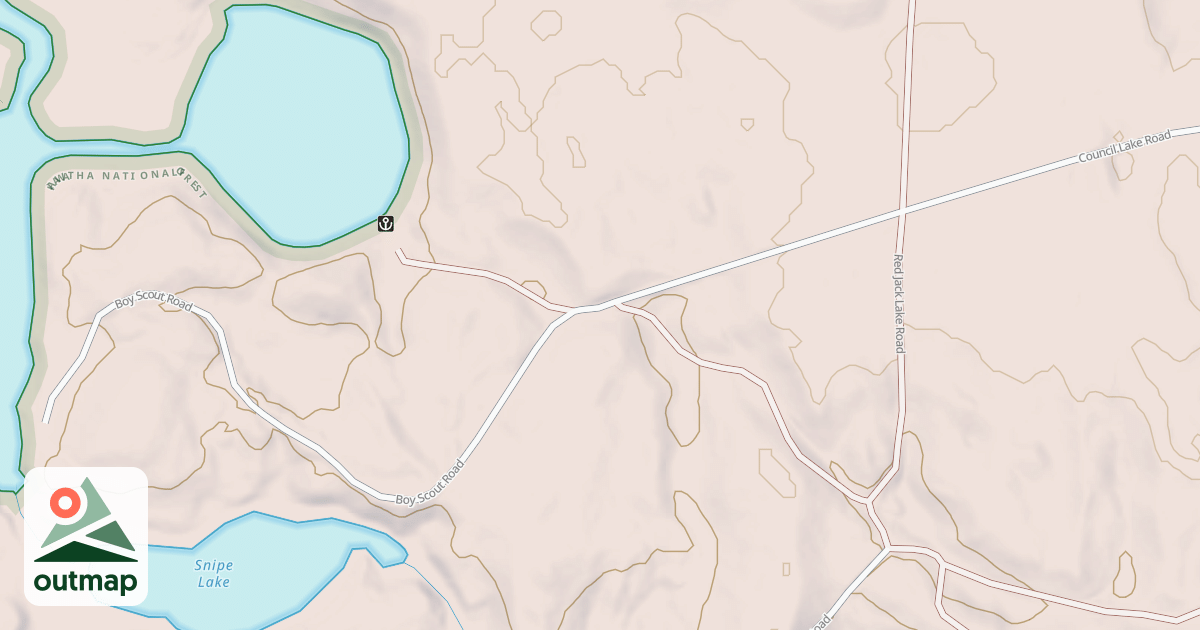 Map of RED JACK