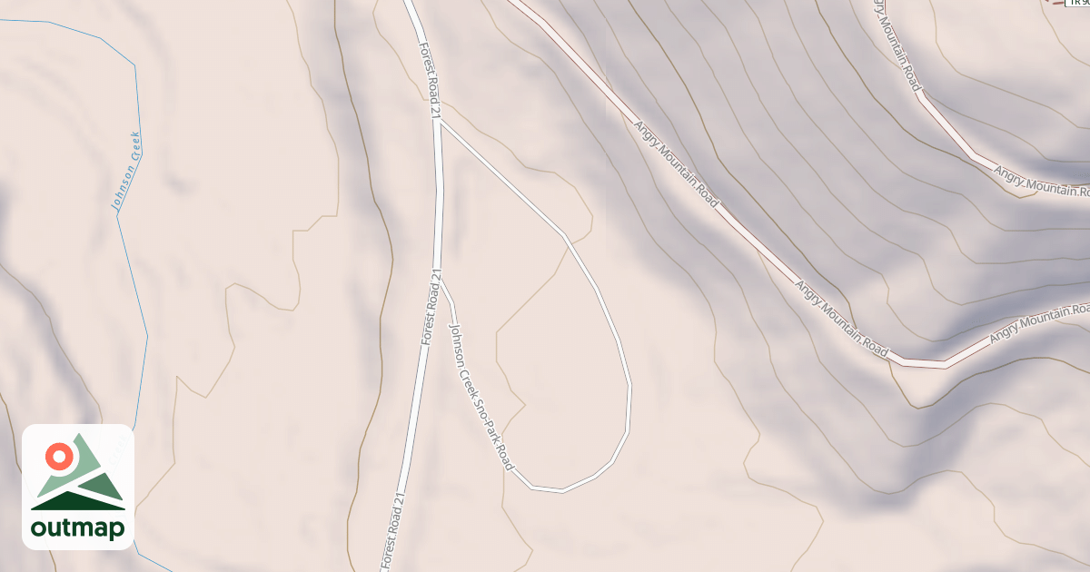 Map of JOHNSON CREEK SNO-PARK