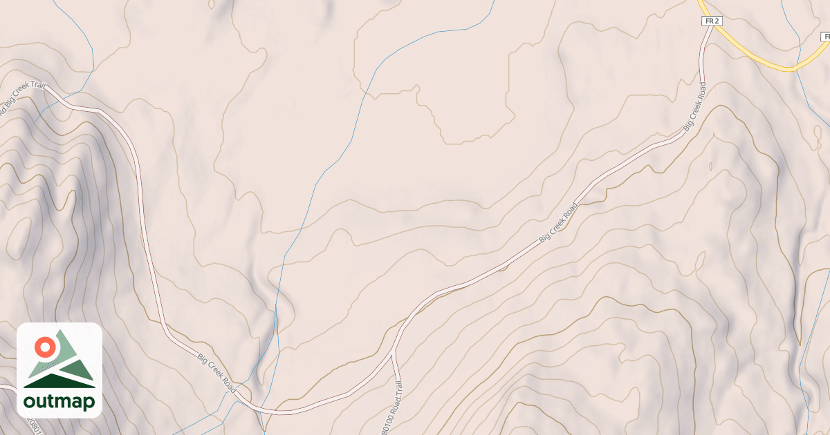 Map of BIG CREEK