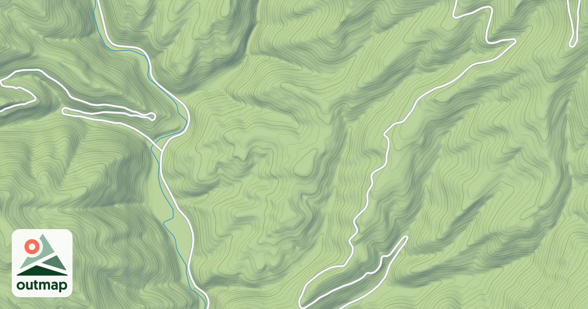 Map of EIGHTY DAY CREEK