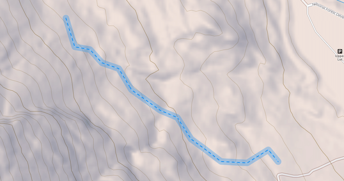 Map preview of Upper Return Trail