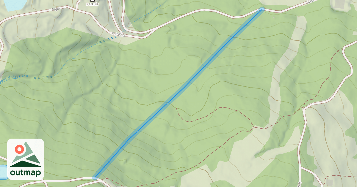 Map of Grand Tétras