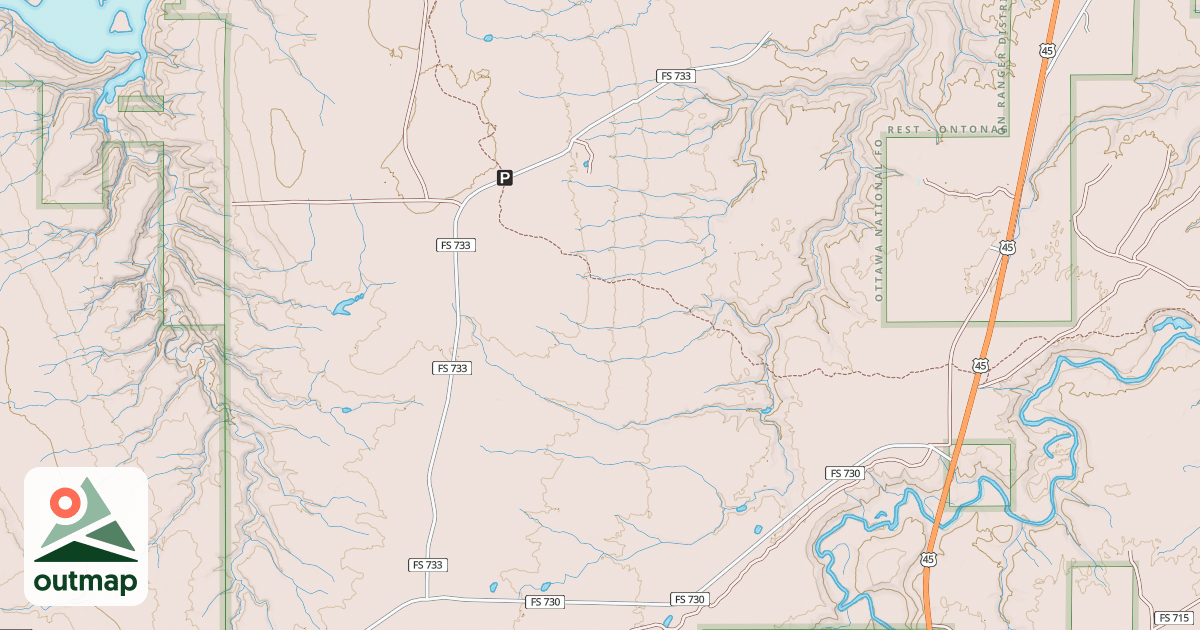 Map of FDR733
