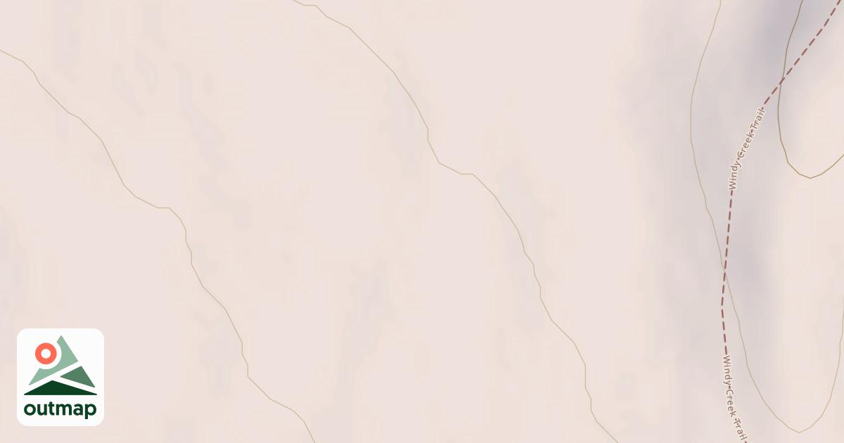 Map of Windy Creek Subsistence Ohv Trail