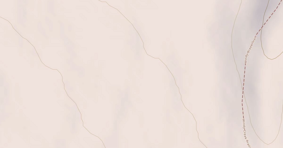 Map preview of Windy Creek Subsistence Ohv Trail