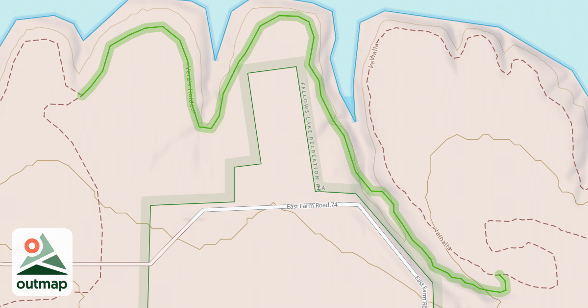 Map of Vera's Holdout in Greene