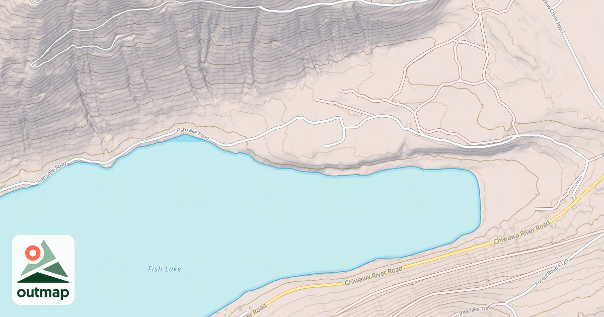 Map of FISH LAKE