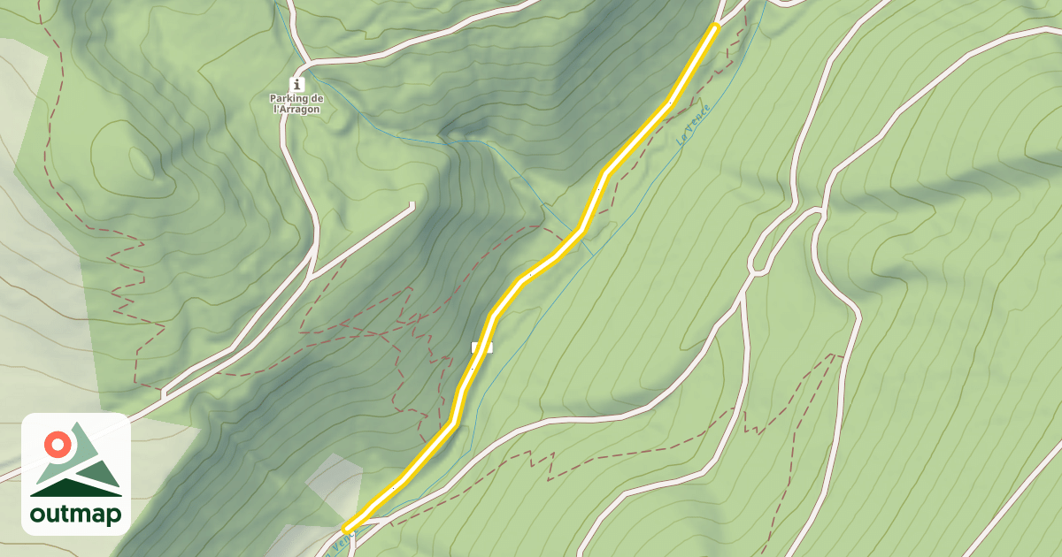 Map of Chemin de l'Émeindras