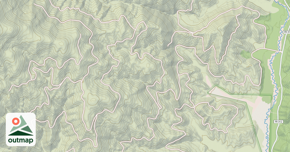 Map of KLAHOWYA CREEK
