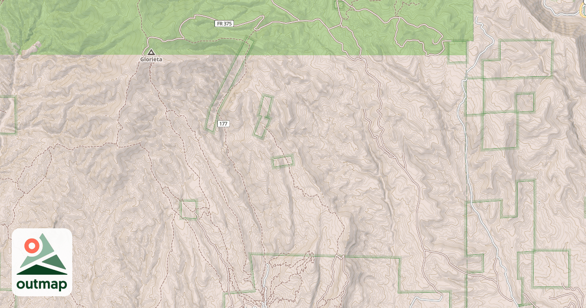Map of GLORIETA BALDY
