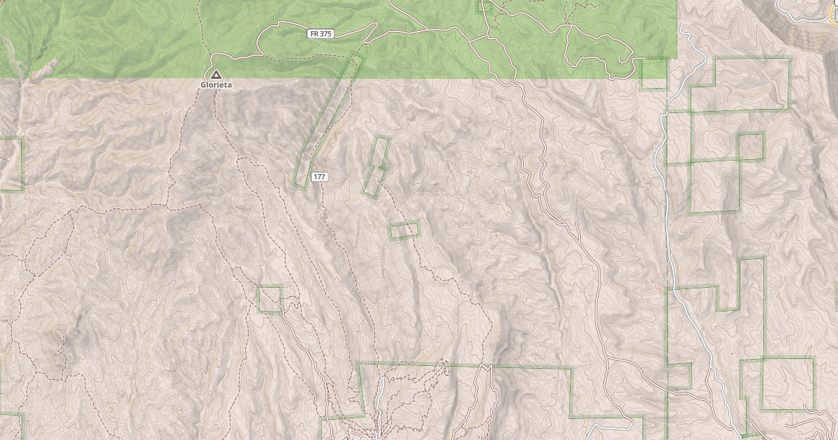 Map preview of GLORIETA BALDY