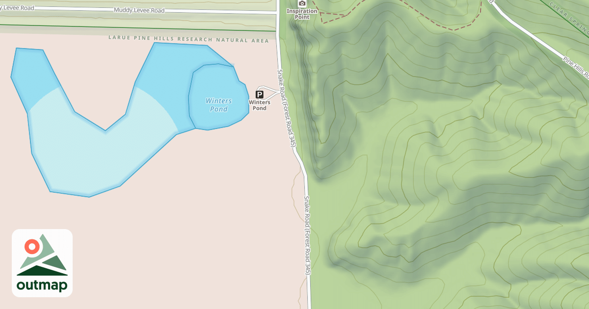 Map of LARUE RD