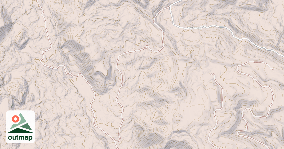 Map of MIDDLE FORK CUTOFF