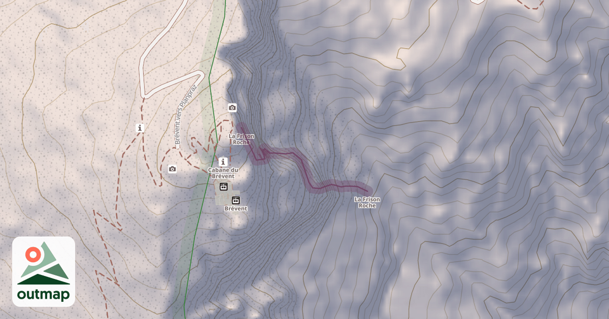 Map of La Frison Roche