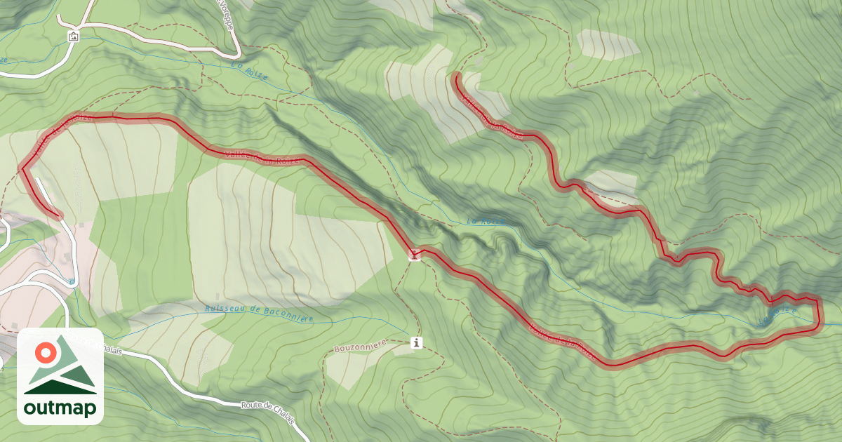 Map of Vallée de la Roize