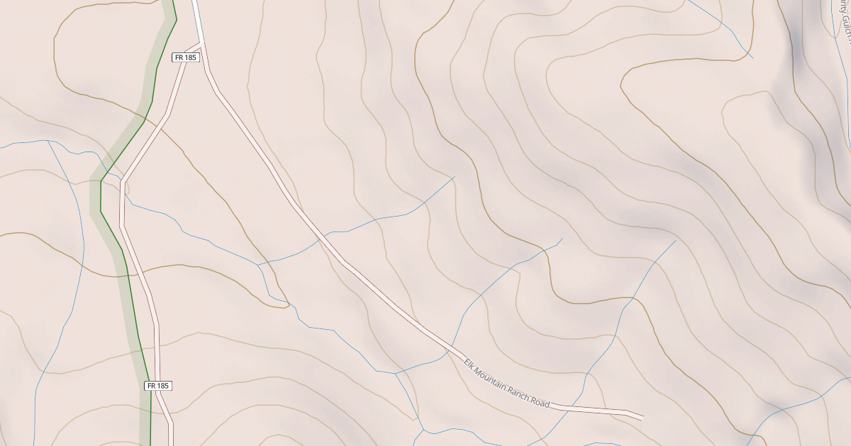 Map preview of ELK MOUNTAIN RANCH