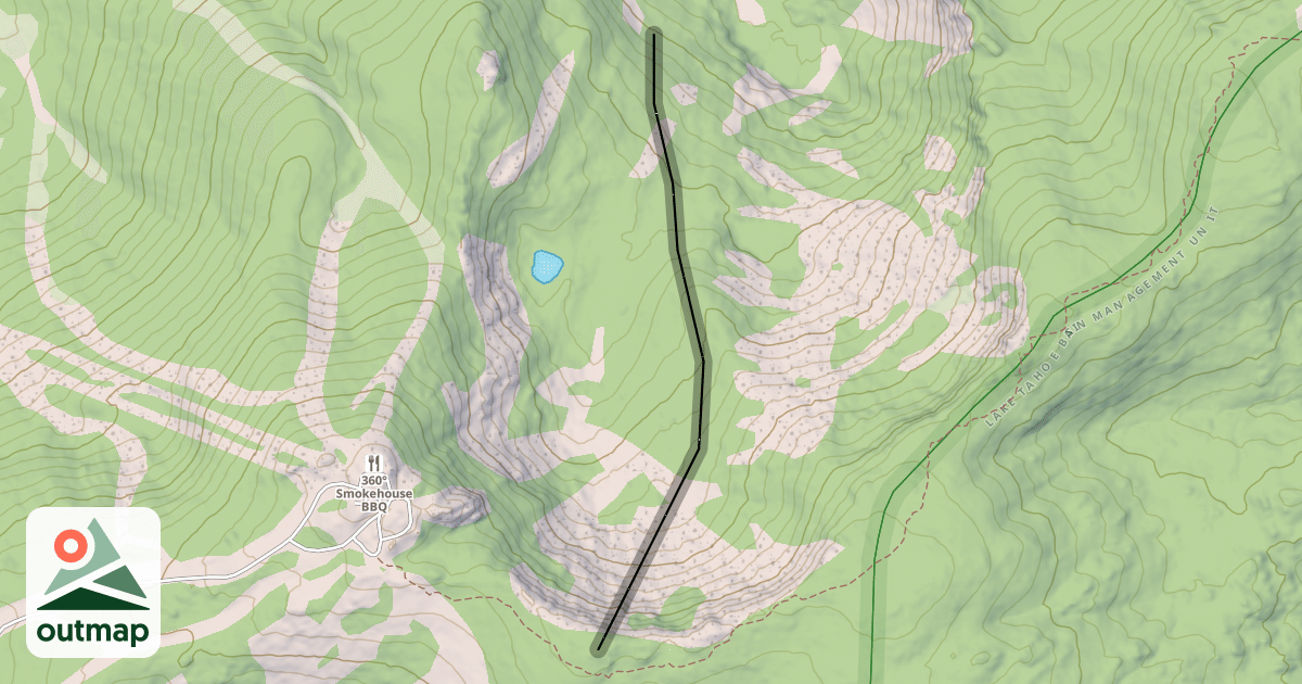 Map of Huckleberry Canyon