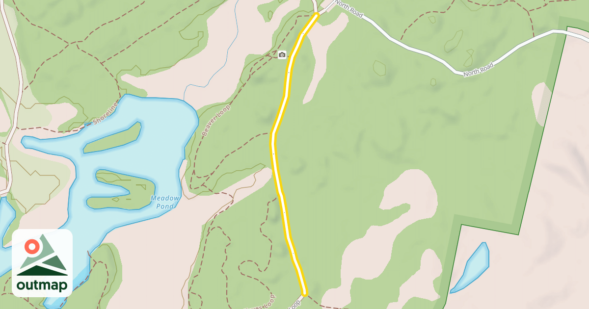 Map of Pine Point Loop