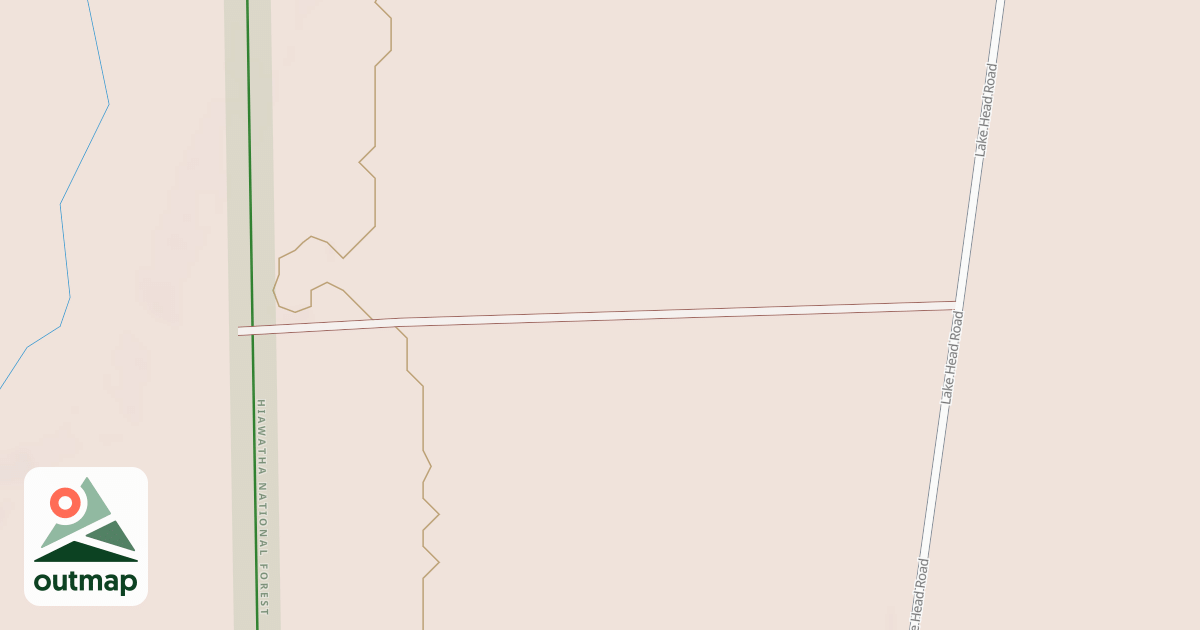 Map of BREVOORT CAMP SPUR B