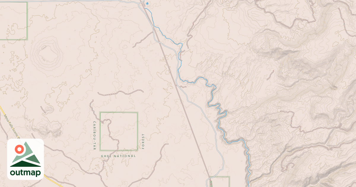 Map of BEAR GULCH BPA NORTH