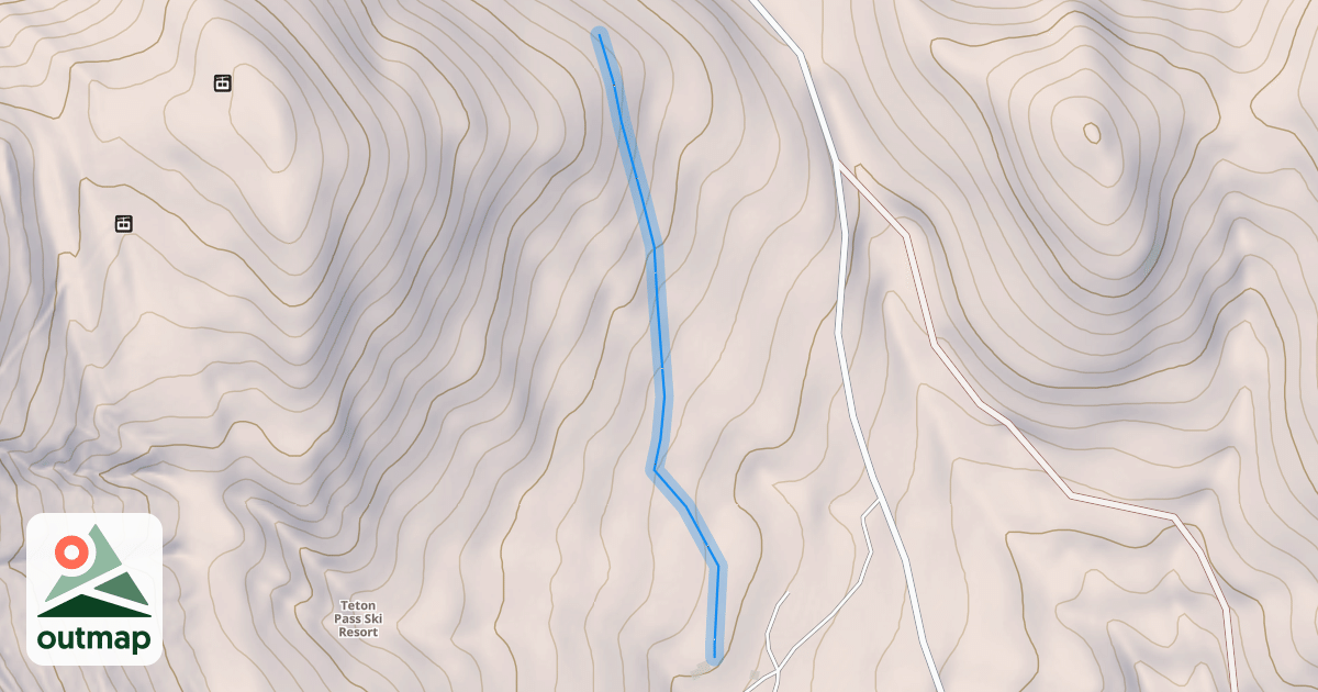 Map of Buck's Pass