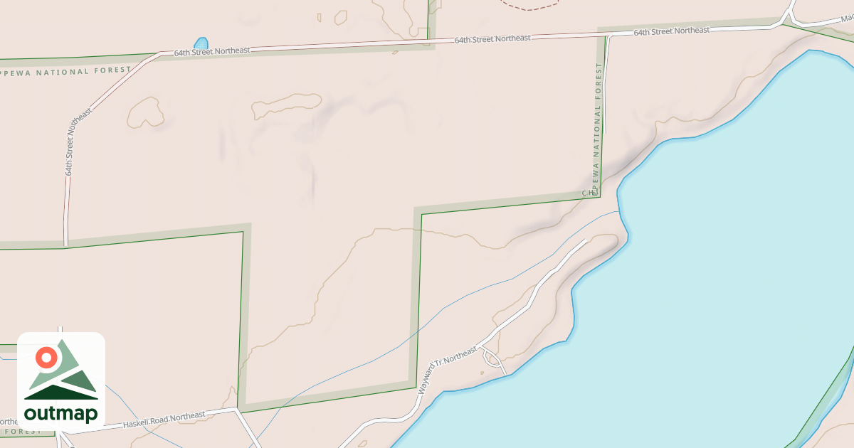 Map of 64TH STREET NORTHEAST
