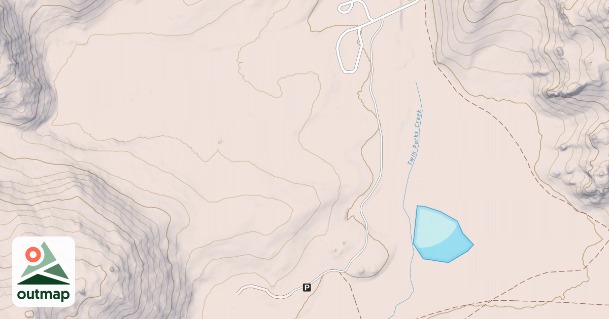 Map of NORTH FK-SMITH LAKE TRAILHEAD