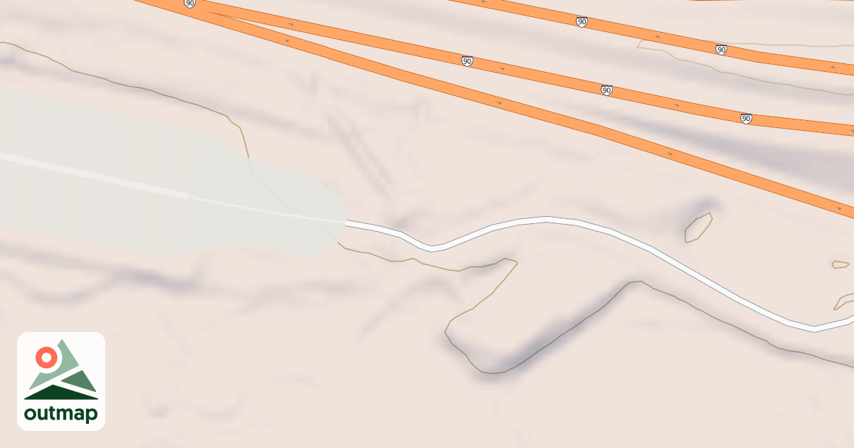Map of BANDERA AIRSTRIP