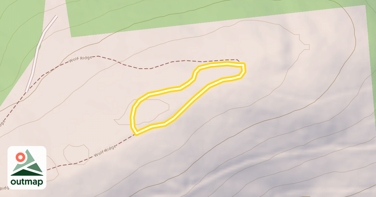 Map of Wolf Ridge