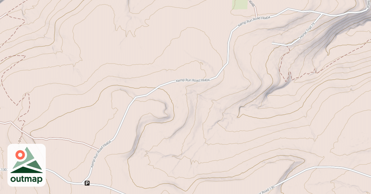 Map of KEMP RUN