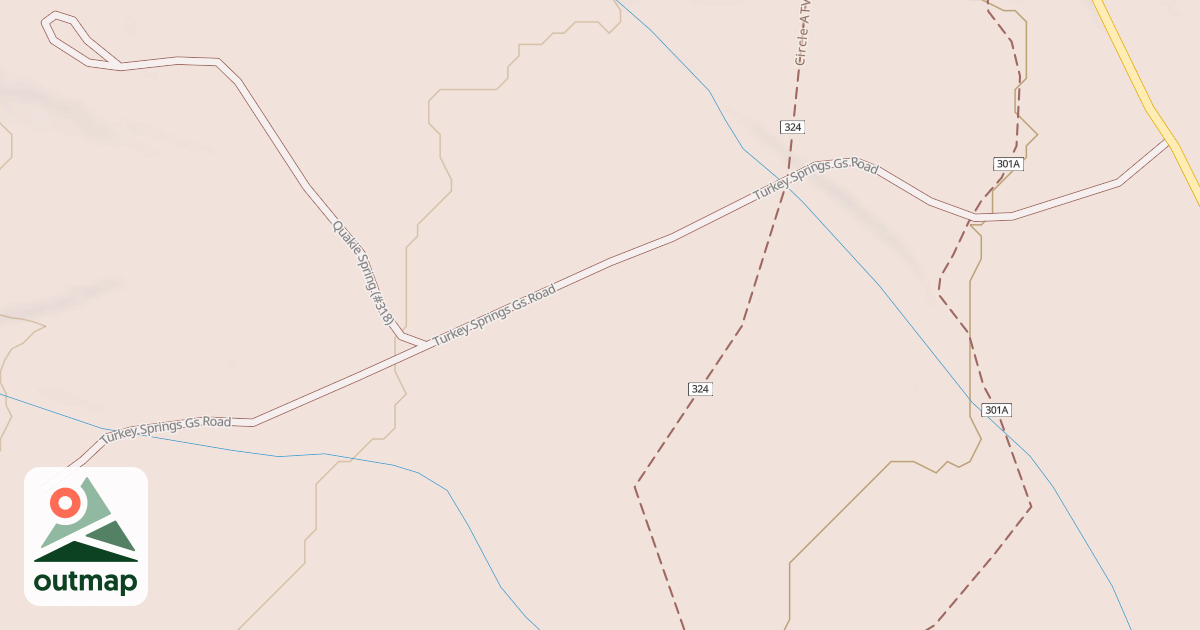 Map of TURKEY SPRINGS GS