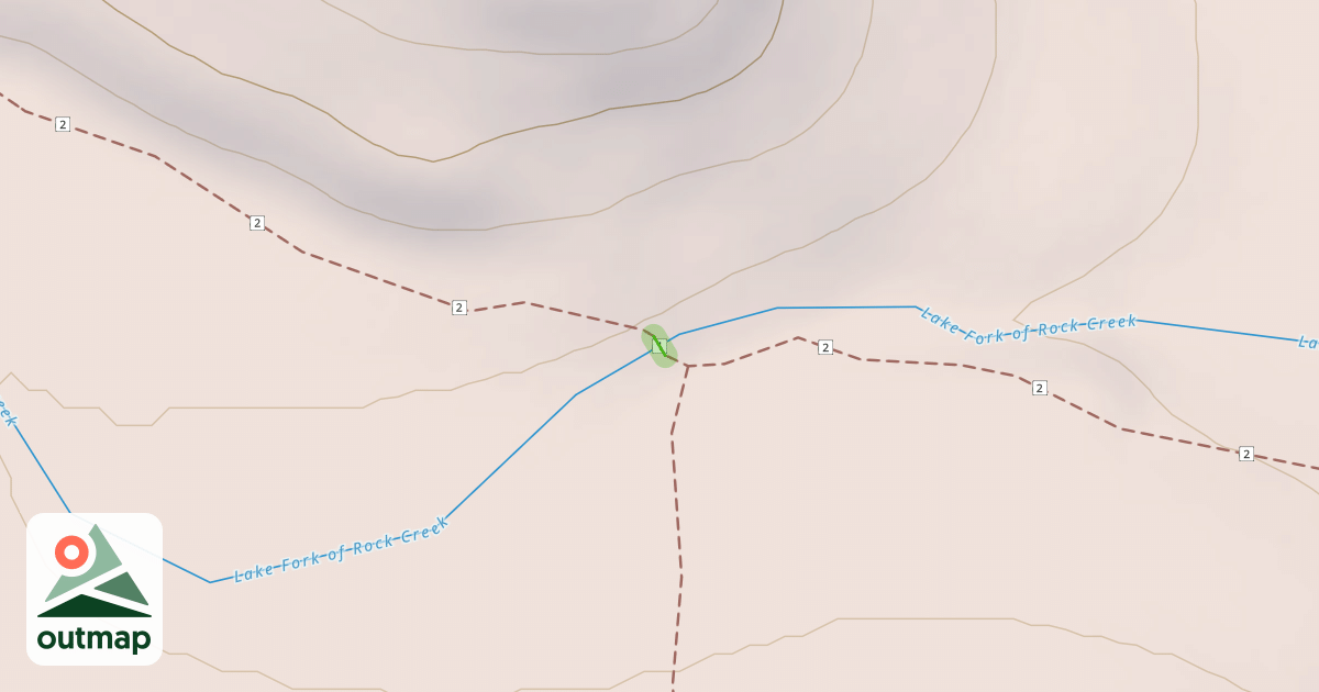 Map of Lake Fork Trail