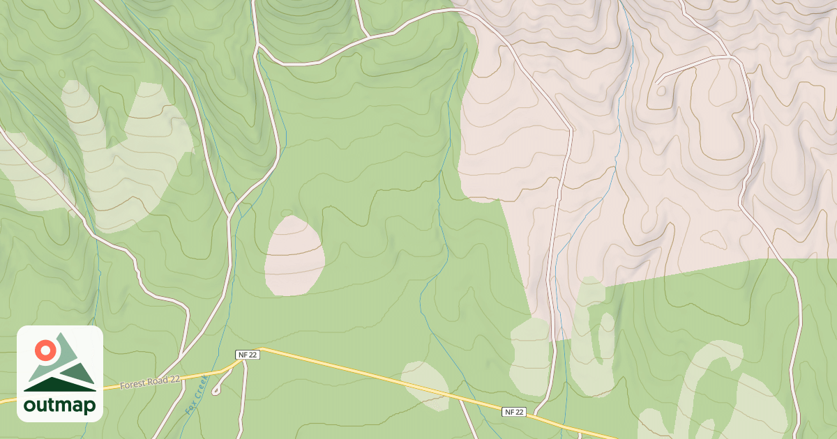 Map of USFS Motor Vehicle Use Map Roads {812B4CD8-B3BB-4439-892A-147E7EA2228A}