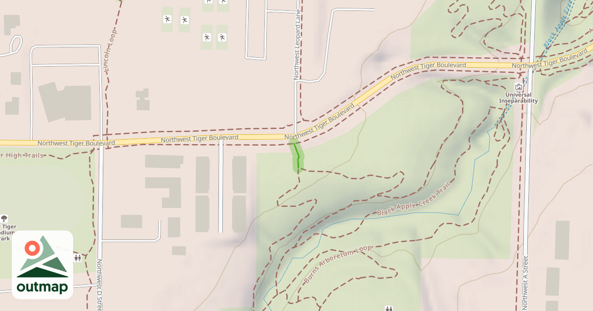 Map of Park Springs North-Access