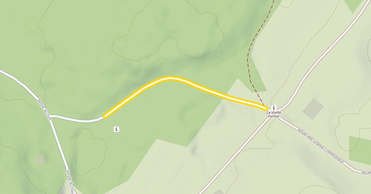 Map preview of Route des Grands Communaux