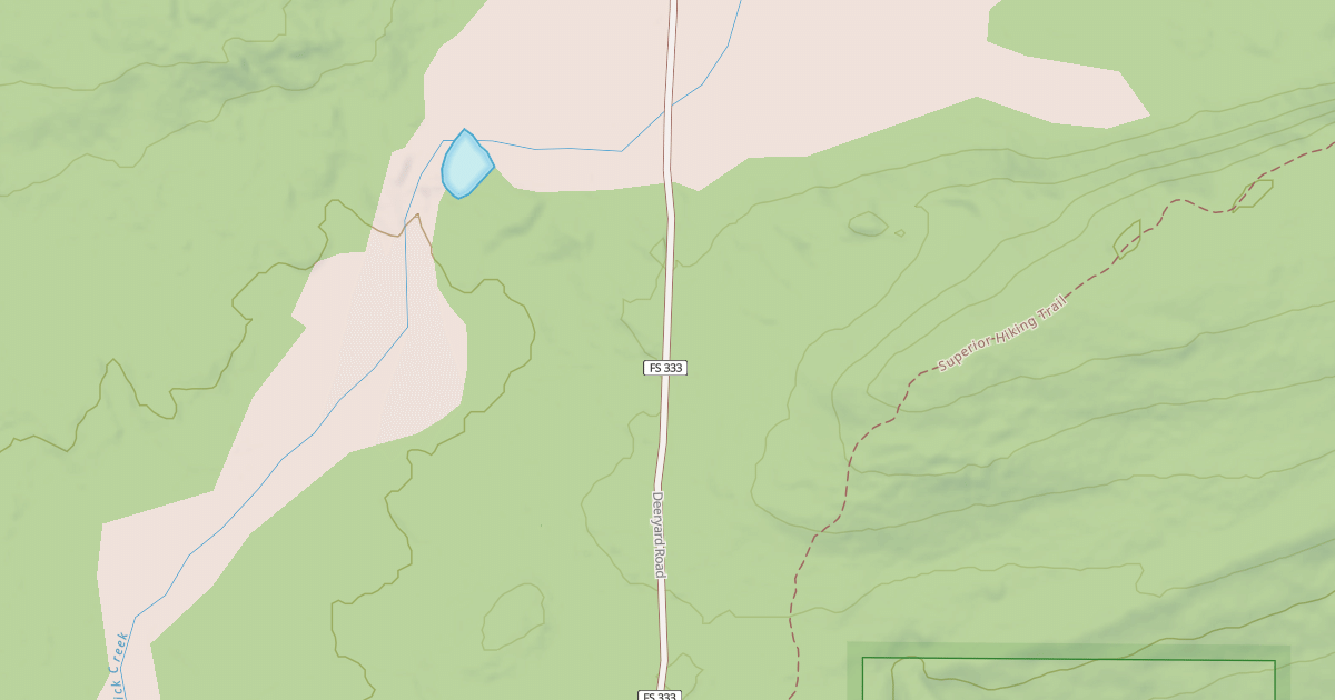 Map preview of Caribou Snowmobile Trail