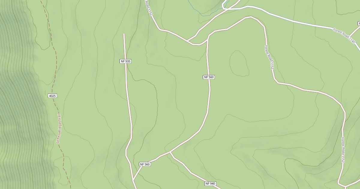 Map preview of USFS Motor Vehicle Use Map Roads {2C2FFFDF-7C71-49A6-A6D1-B1B31F8B6C8E}