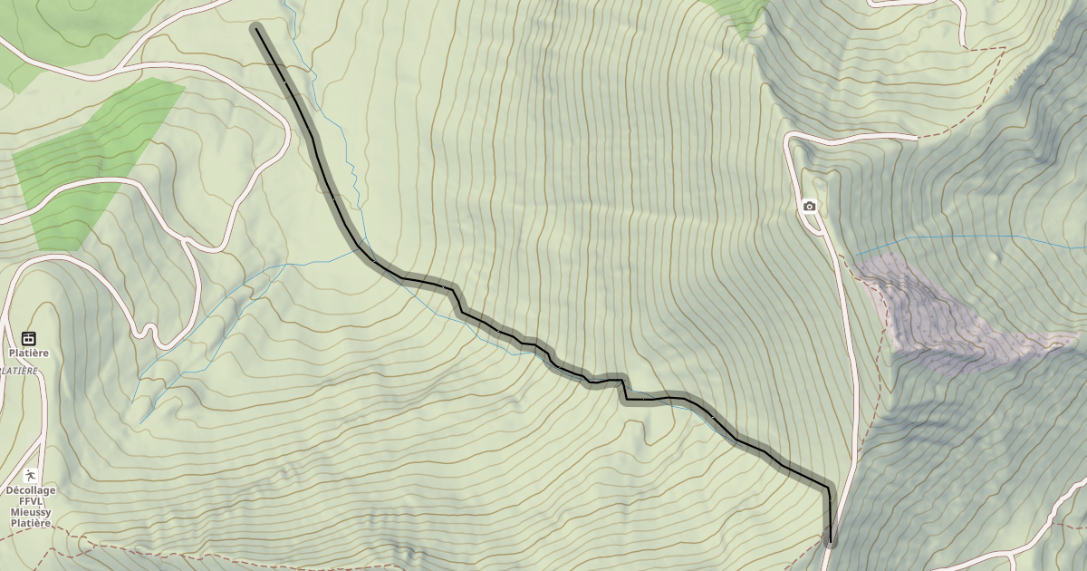 Map preview of La Combe Perret