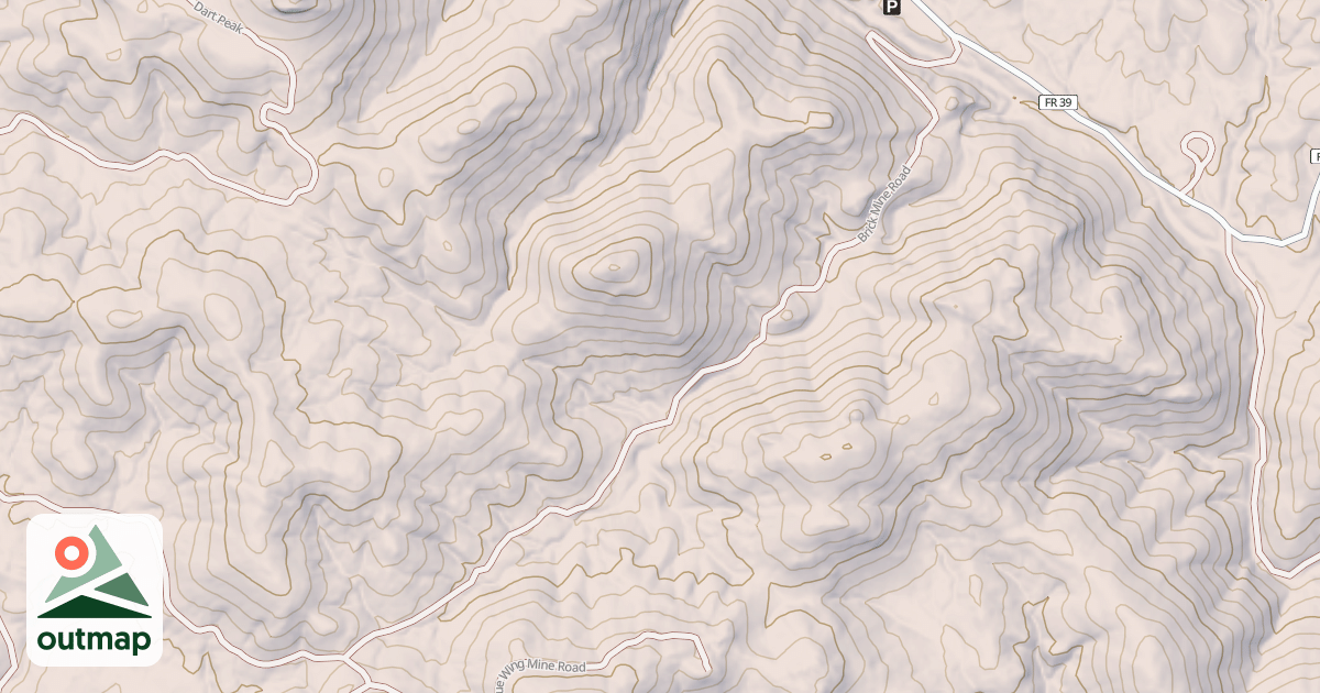 Map of BRICK MINE