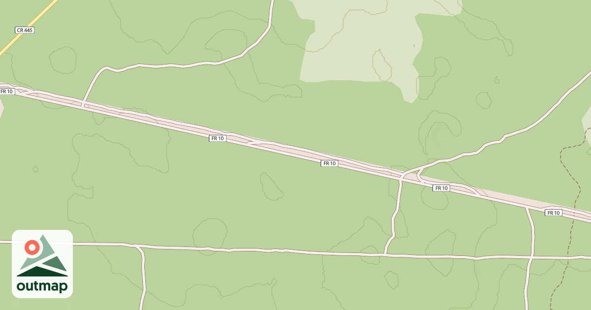 Map of Wandering Wiregrass
